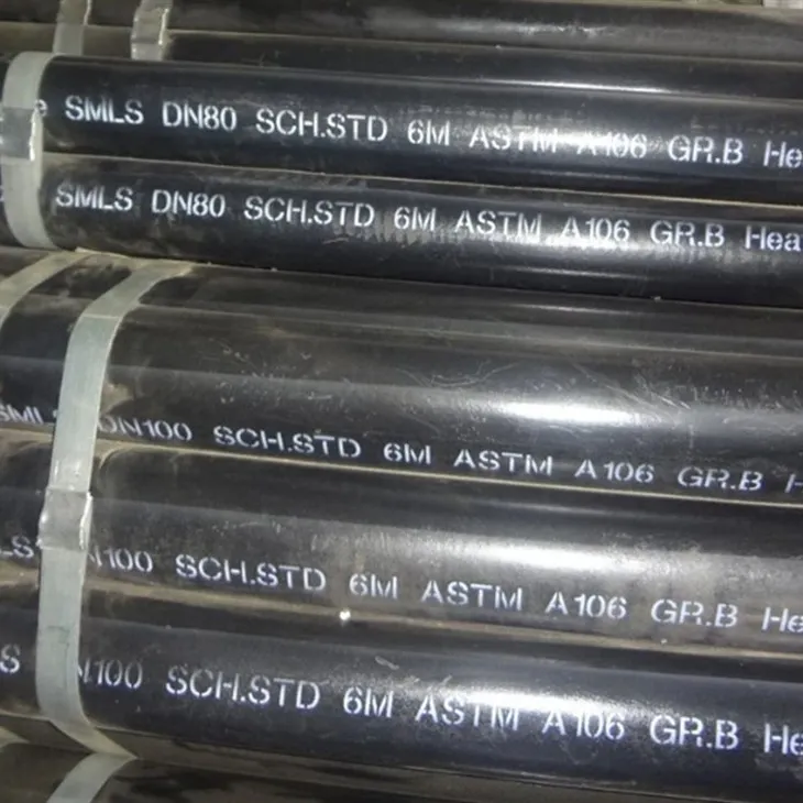 AISI B36.10 ASTM A106 B Dub Hlau Seamless Yeeb Nkab