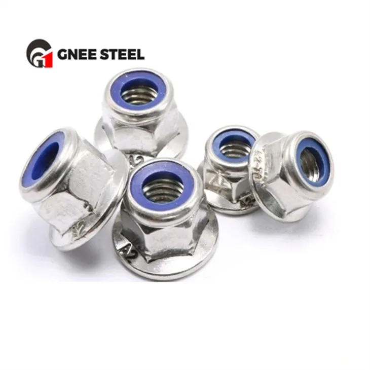 DIN 1663 Hex Flange Nylon Lock Nut