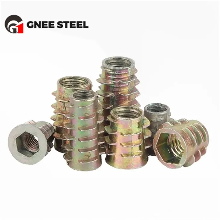 DIN 7965 Slotted Threaded Inserts