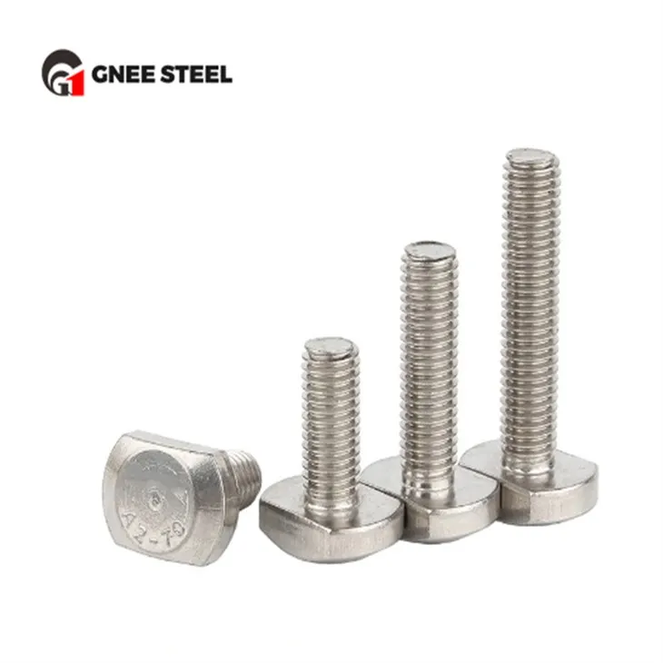 Stainless hlau A2-70 A4-80 T Bolts